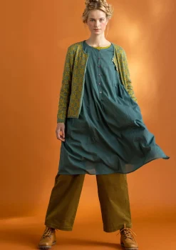 Freja-neuletakki ekologista ja kierrätettyä puuvillaa