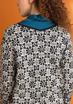 Freja-neuletunika ekopuuvillaa ja kierrätettyä puuvillaa