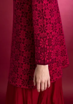 Freja-neuletunika ekopuuvillaa ja kierrätettyä puuvillaa