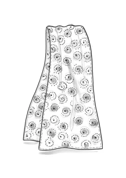 Huivi "Clay" ekopuuvillaa