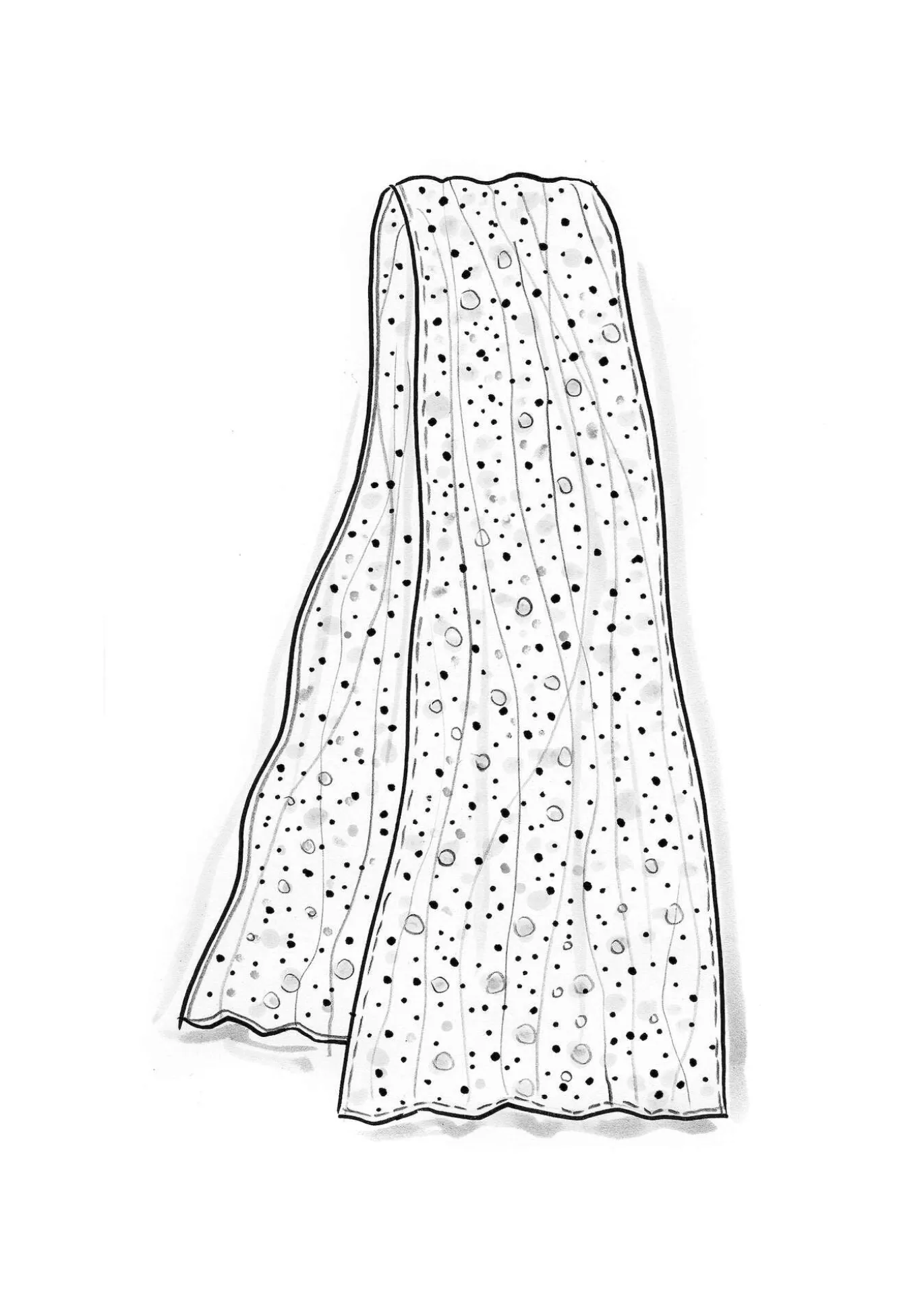 Huivi ”Hedda” ekopuuvillaa