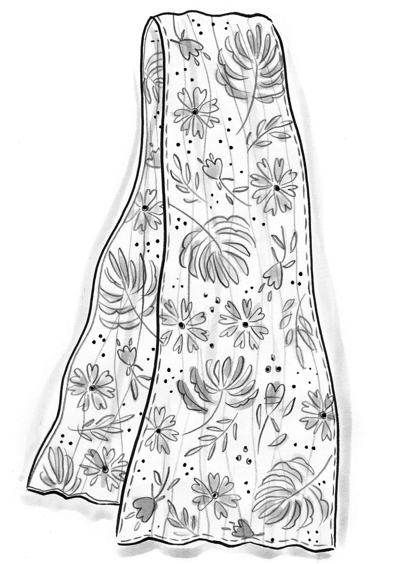 Huivi ”Hedda” ekopuuvillaa