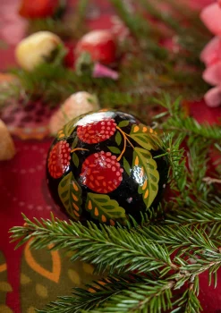 Joulupallo "Gnistra" paperimassaa