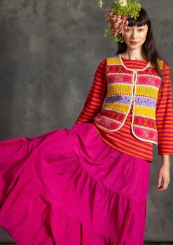 Kangashame puuvillaa ja silkkiä