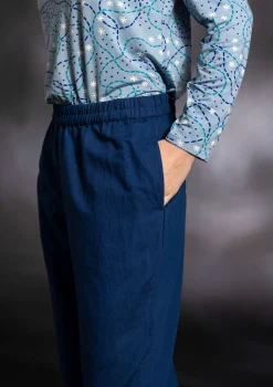 Kangashousut ekopuuvillaa ja pellavaa