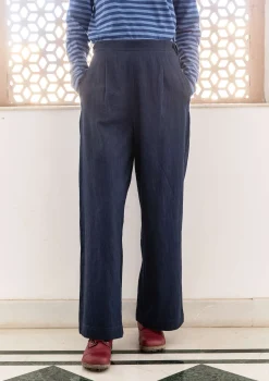 Kangashousut ”Stina” ekopuuvillaa