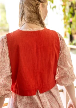 Kangasliivi ”Stina” ekopuuvillaa