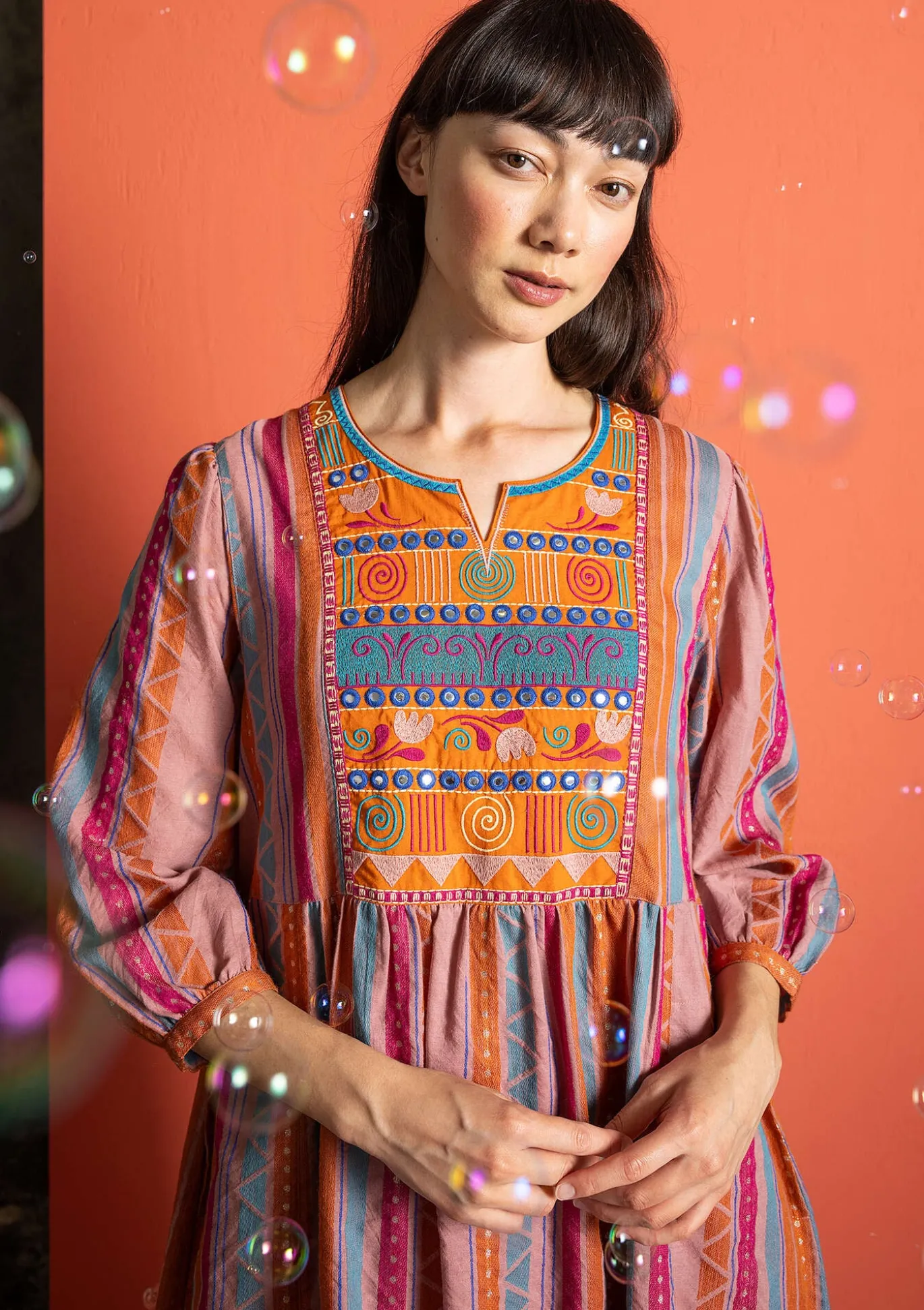 Kangasmekko "Jaipur" villaa ja puuvillaa