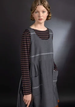 Kankainen liivimekko ”Ava” ekopuuvillaa