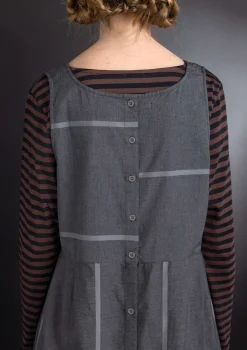 Kankainen liivimekko ”Ava” ekopuuvillaa