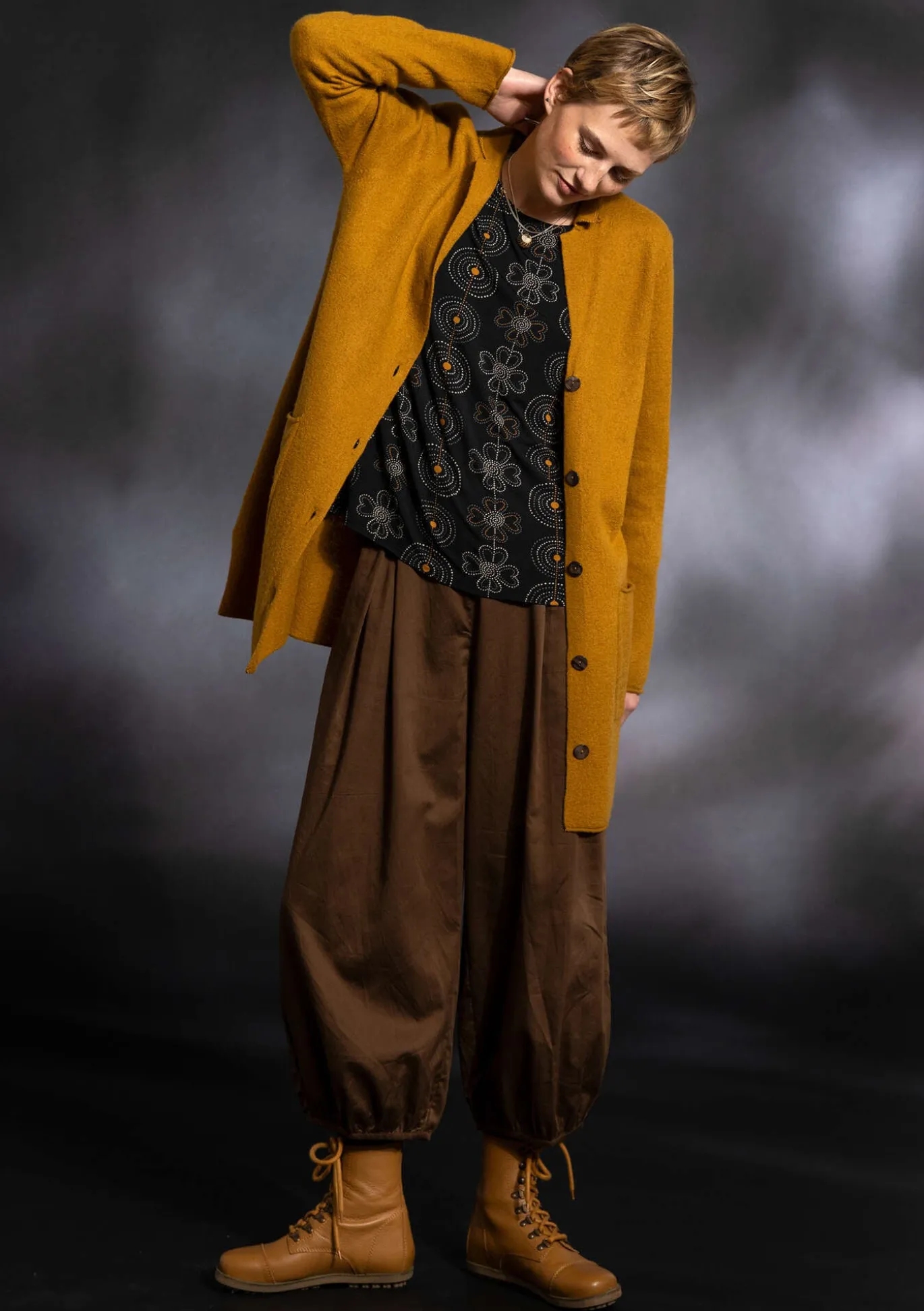 Kankaiset pussihousut ekopuuvillaa