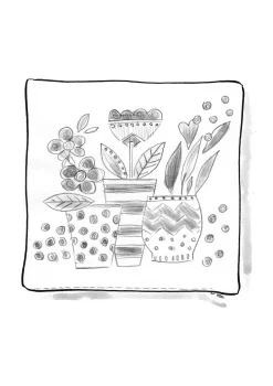 Kirjailtu tyynynpäällinen 