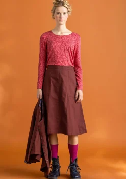 Kudottu twillhame ekopuuvillaa