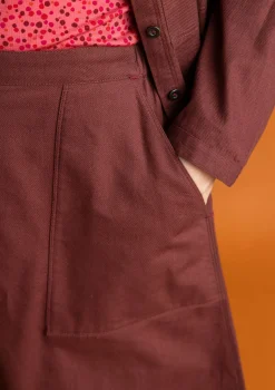 Kudottu twillhame ekopuuvillaa