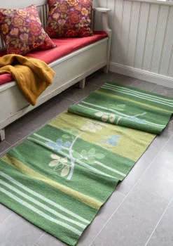 Käytävämatto "Leaves" ekopuuvillaa