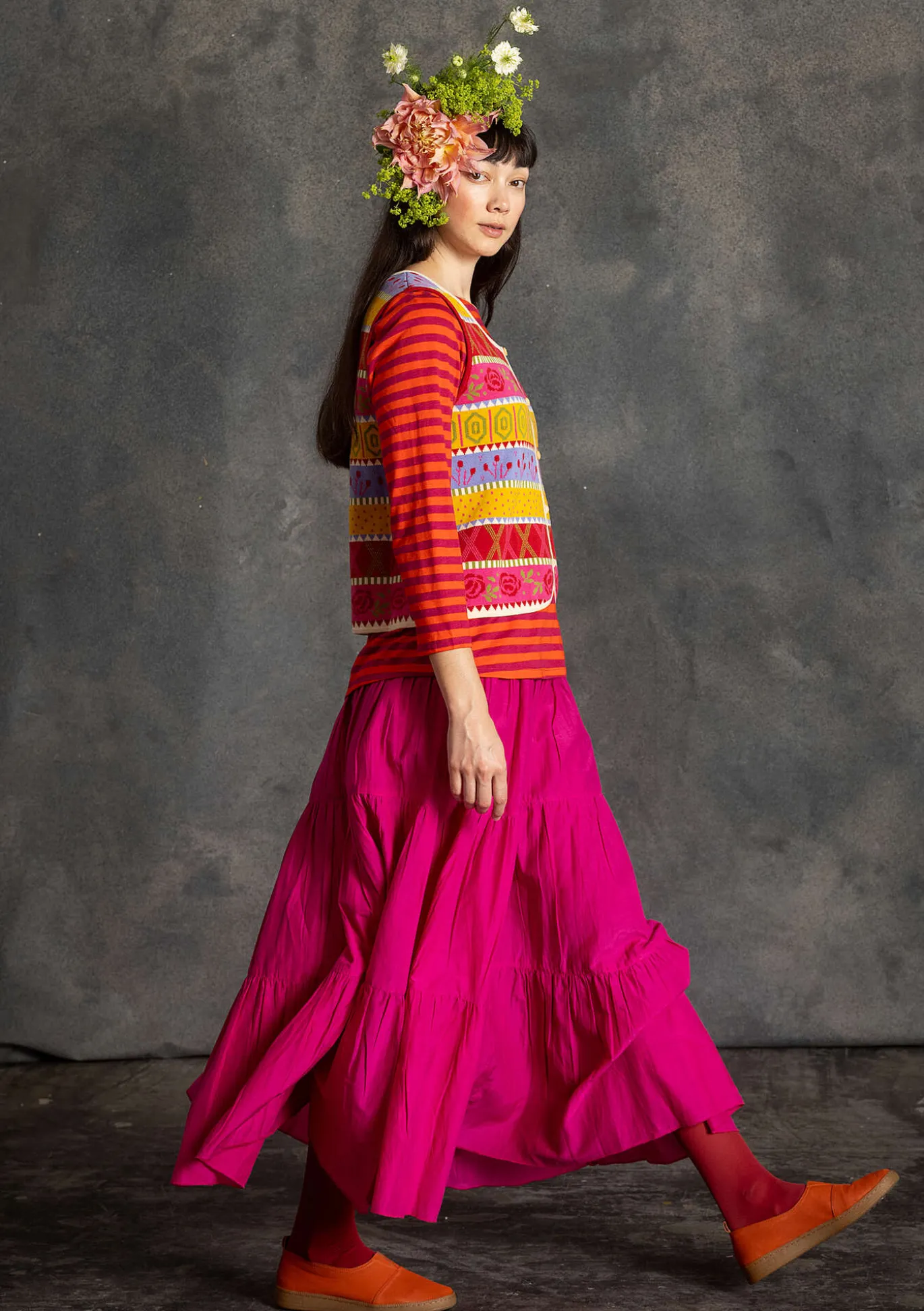 Neuleliivi "Klara" ekologista ja kierrätettyä puuvillaa