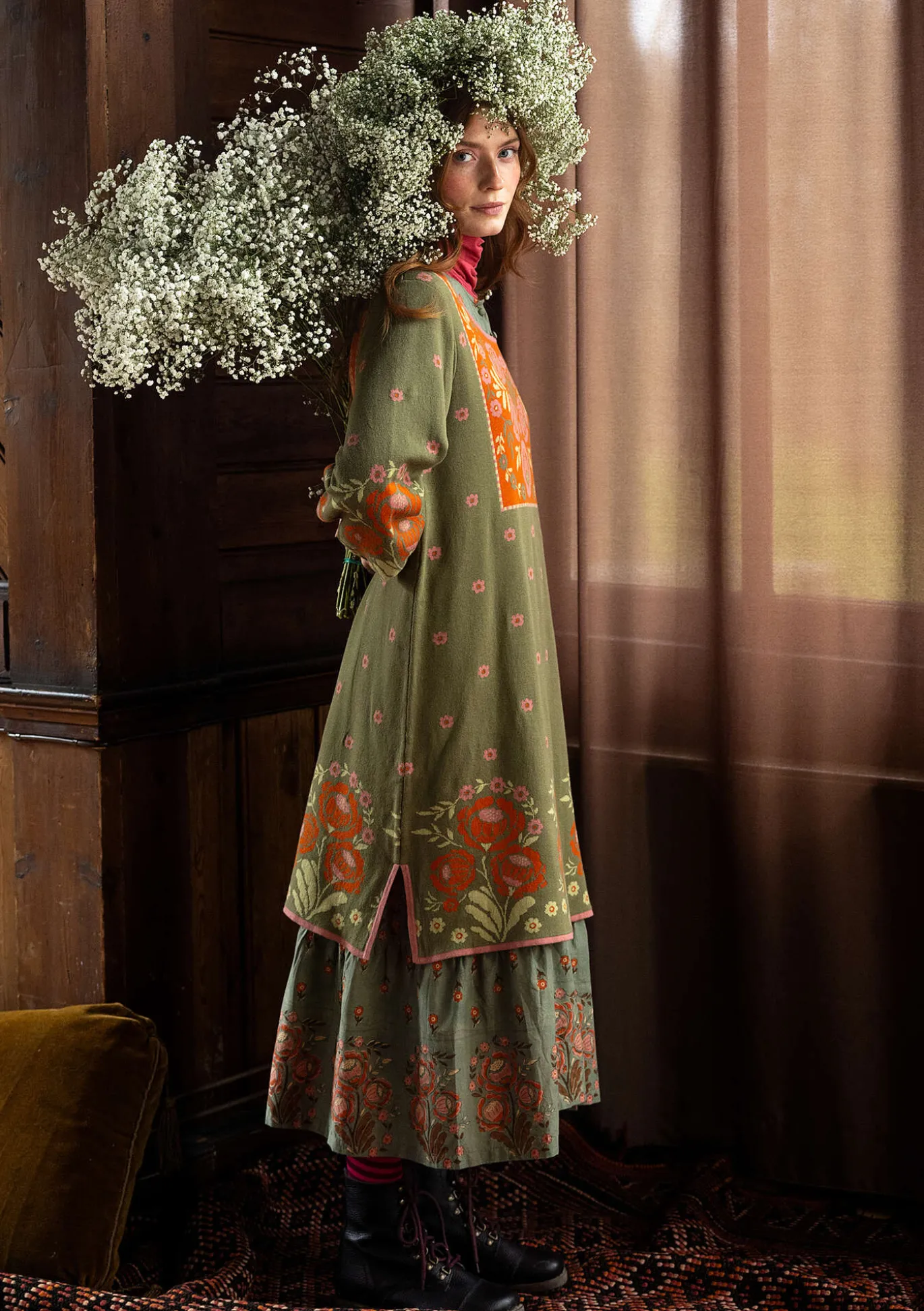 Neulemekko "Stine" ekologista ja kierrätettyä puuvillaa