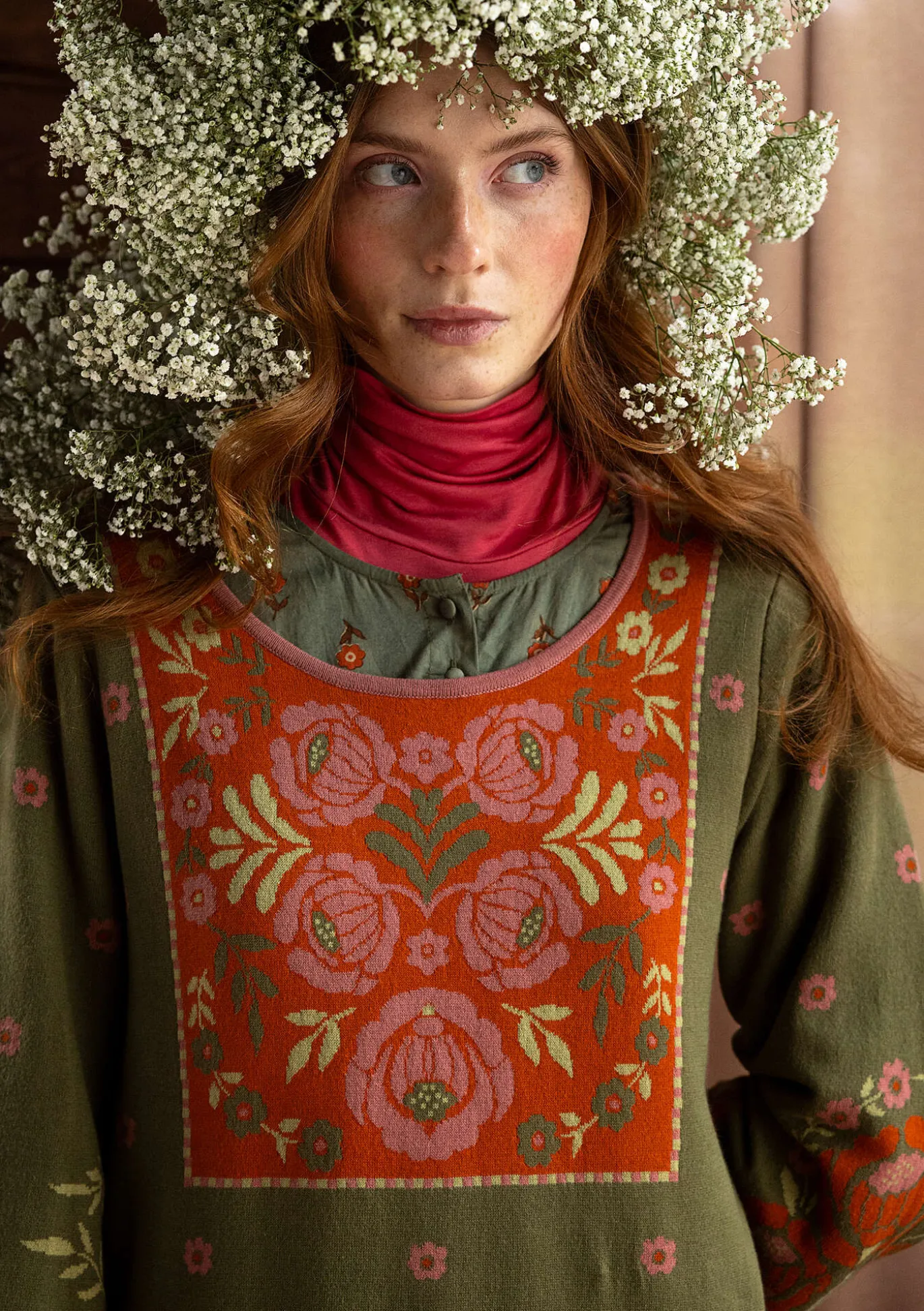 Neulemekko "Stine" ekologista ja kierrätettyä puuvillaa