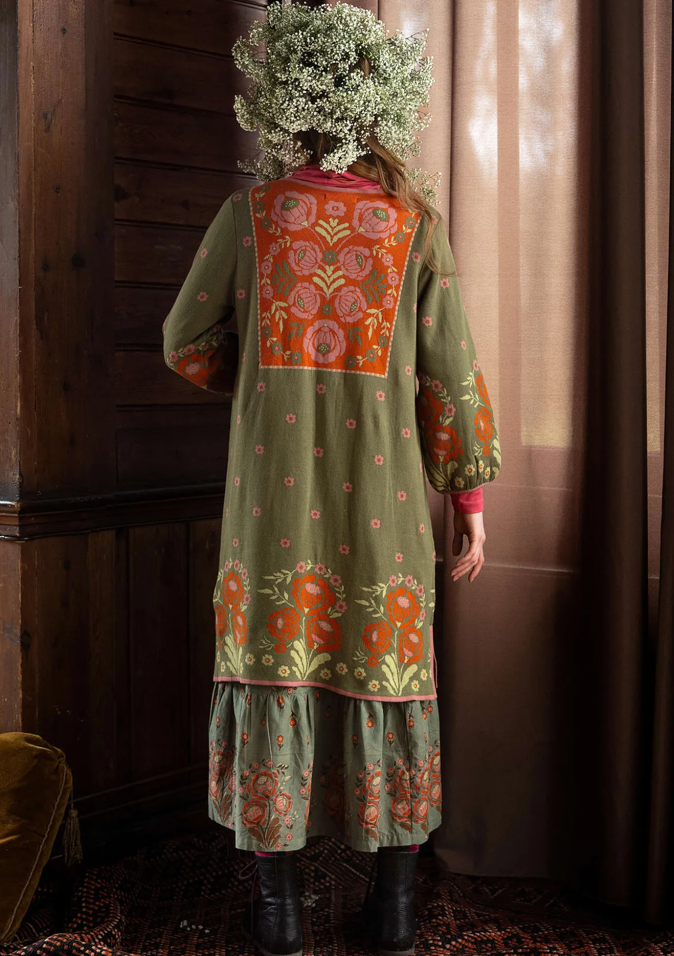 Neulemekko "Stine" ekologista ja kierrätettyä puuvillaa