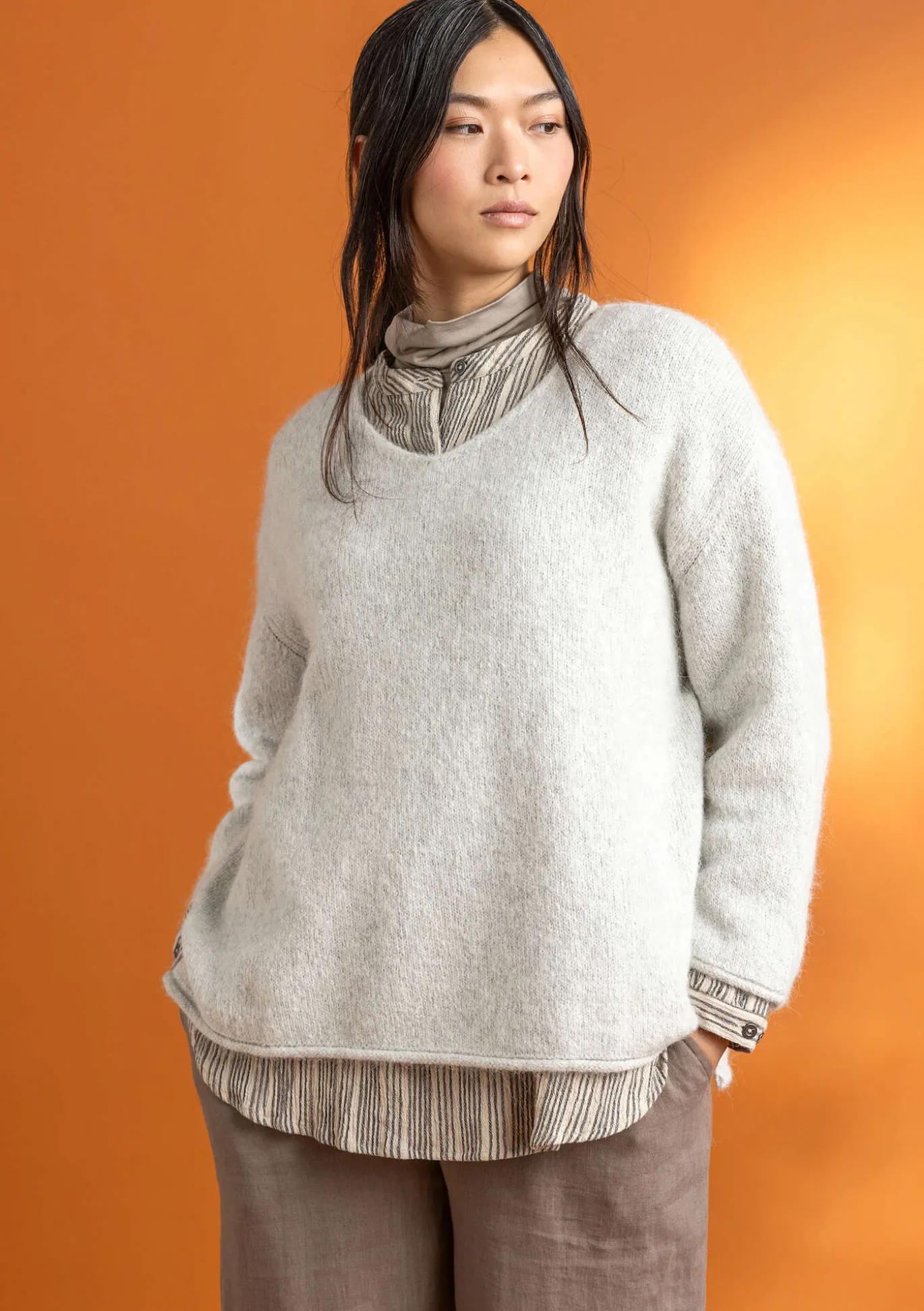 Neulepusero alpakkasekoitetta