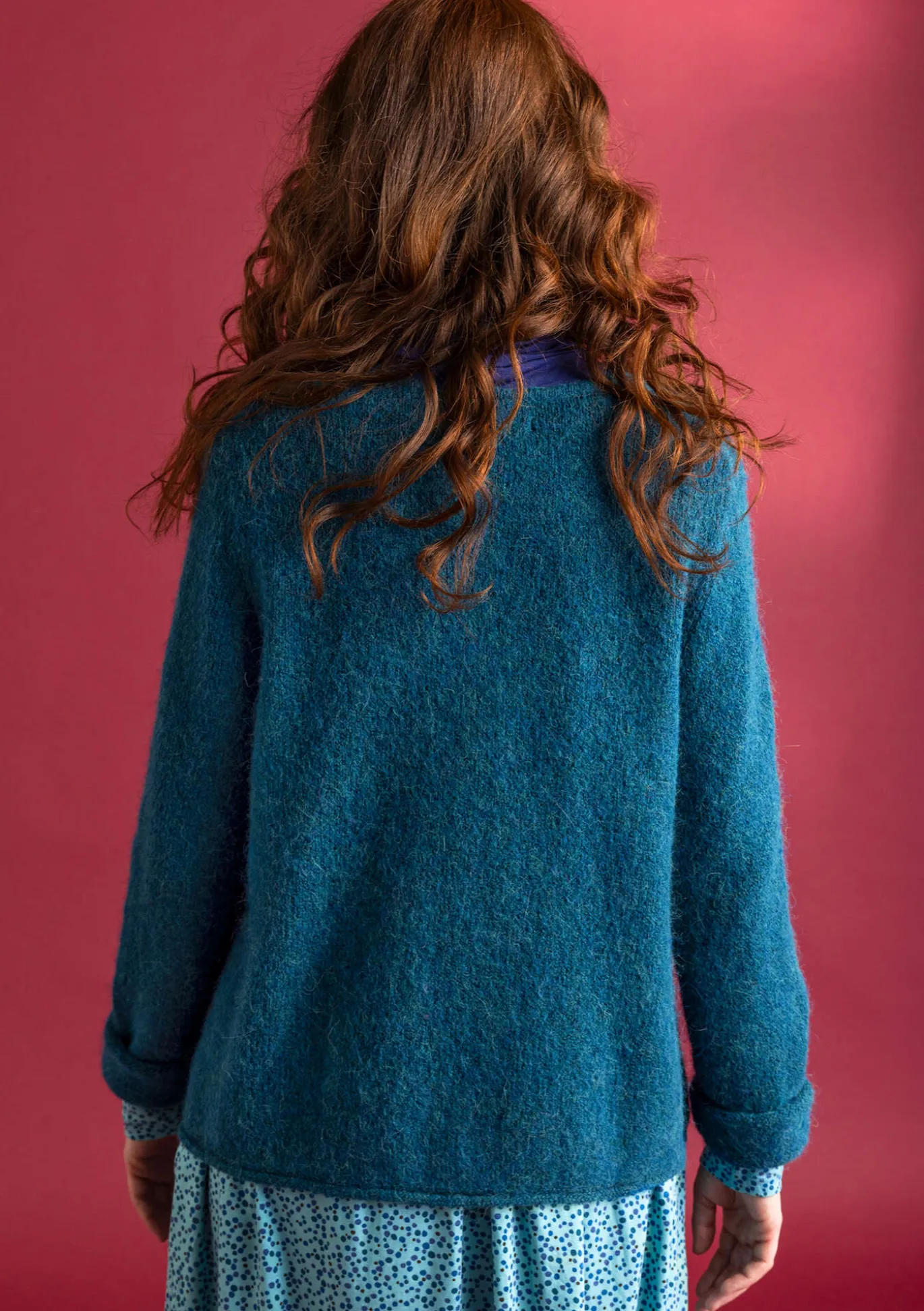 Neuletakki alpakkasekoitetta