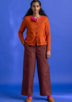 Neuletakki ekologista/kierrätettyä puuvillaa