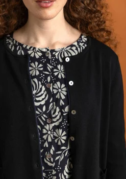 Neuletakki ekologista/kierrätettyä puuvillaa