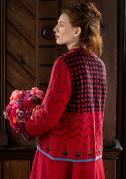 Neuletakki "Maria" ekologista ja kierrätettyä puuvillaa