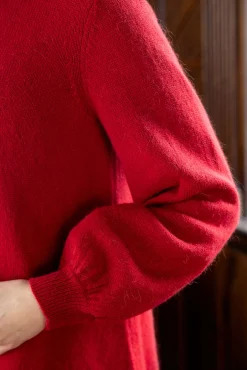 Neuletunika "Vinternatt" alpakkasekoitetta