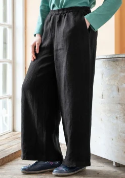 Pellavakankaiset housut