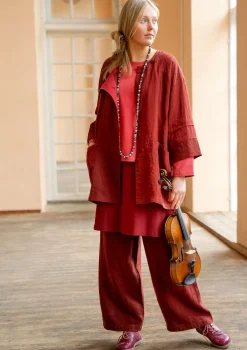 Pellavakankaiset housut