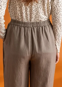 Pellavakankaiset housut ”Asta”