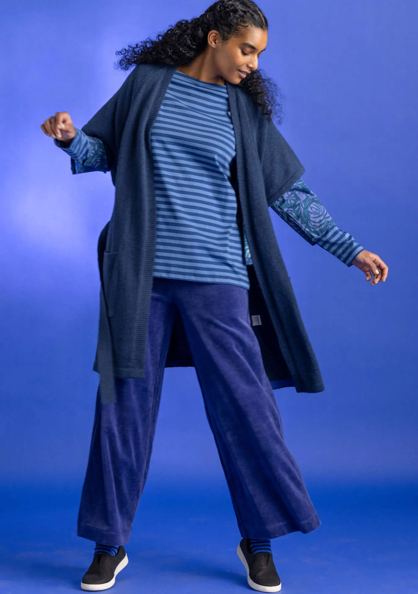 Perusraitapusero ekopuuvillaa