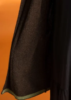 Pitkä neuletakki alpakkasekoitetta