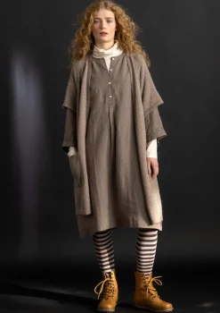 Pitkä neuletakki alpakkasekoitetta