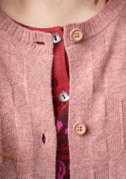 Pitkä neuletakki "Capella" karitsanvillaa