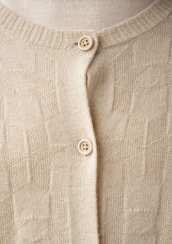 Pitkä neuletakki "Capella" karitsanvillaa