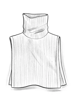 Poolokauluri kierrätettyä villaa