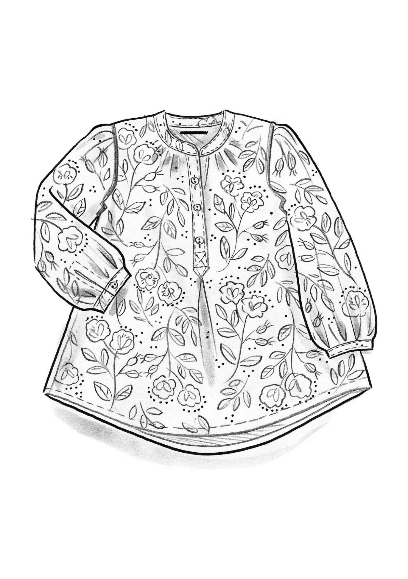 Pusero ”Lisa” ekopuuvillaa