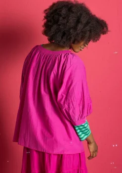 Pusero puuvillaa ja silkkiä