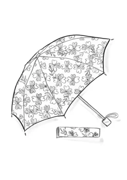 Sateensuoja ”Peggy” kierrätettyä polyesteriä