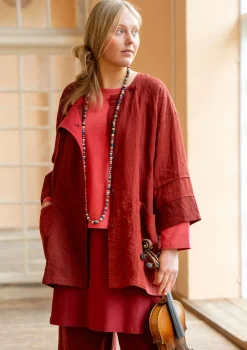 Sisätakki ”Andante” pellavaa