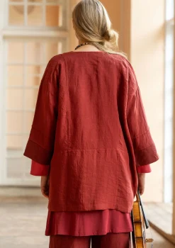 Sisätakki ”Andante” pellavaa