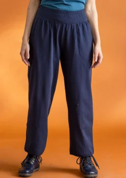 Trikoohousut ekopuuvillaa/elastaania