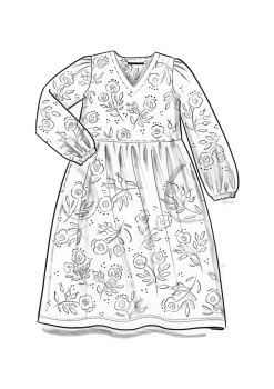 Trikoomekko ”Nyponros” ekopuuvillaa/modaalia