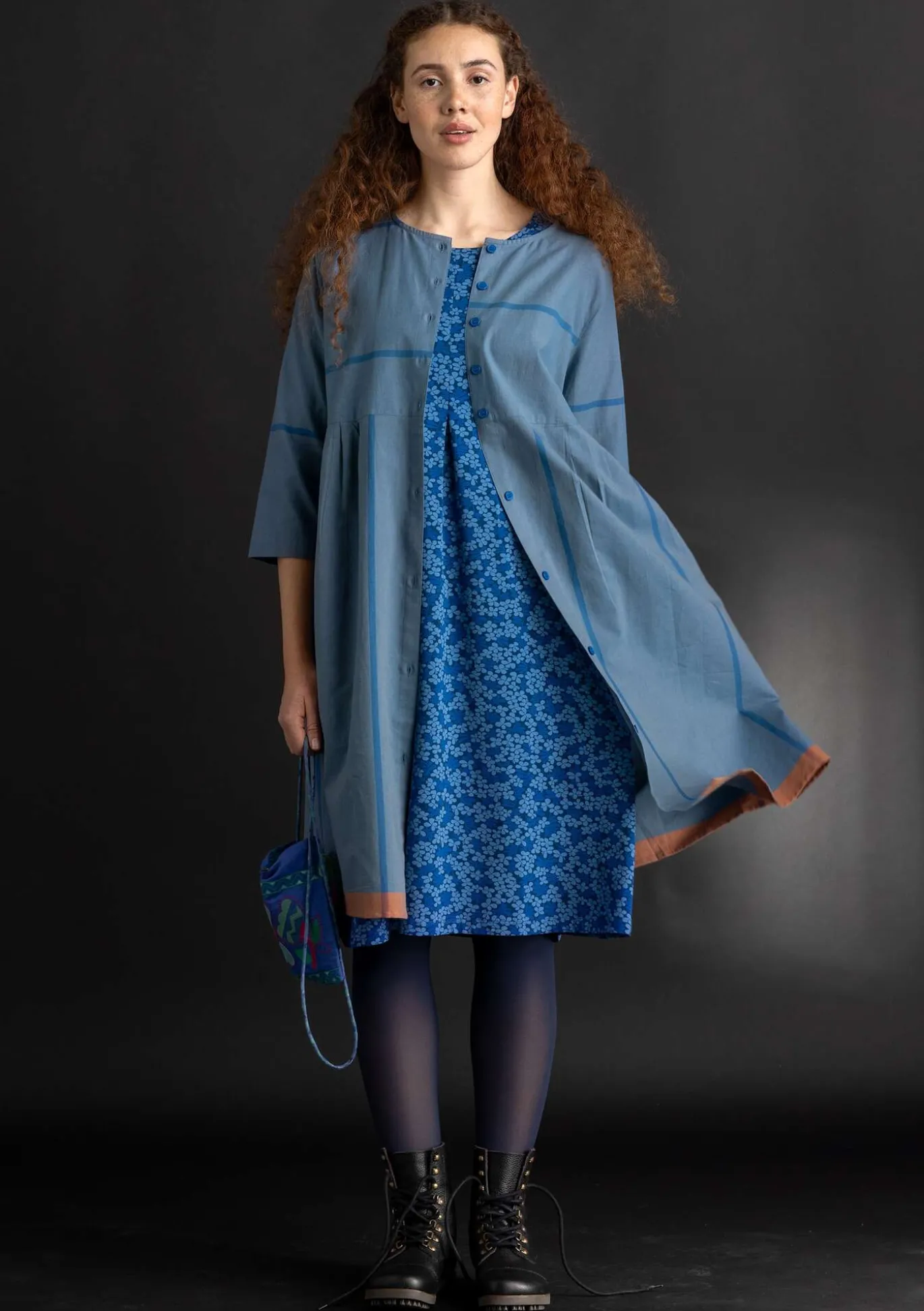 Trikoomekko ”Ylva” ekopuuvillaa/elastaania