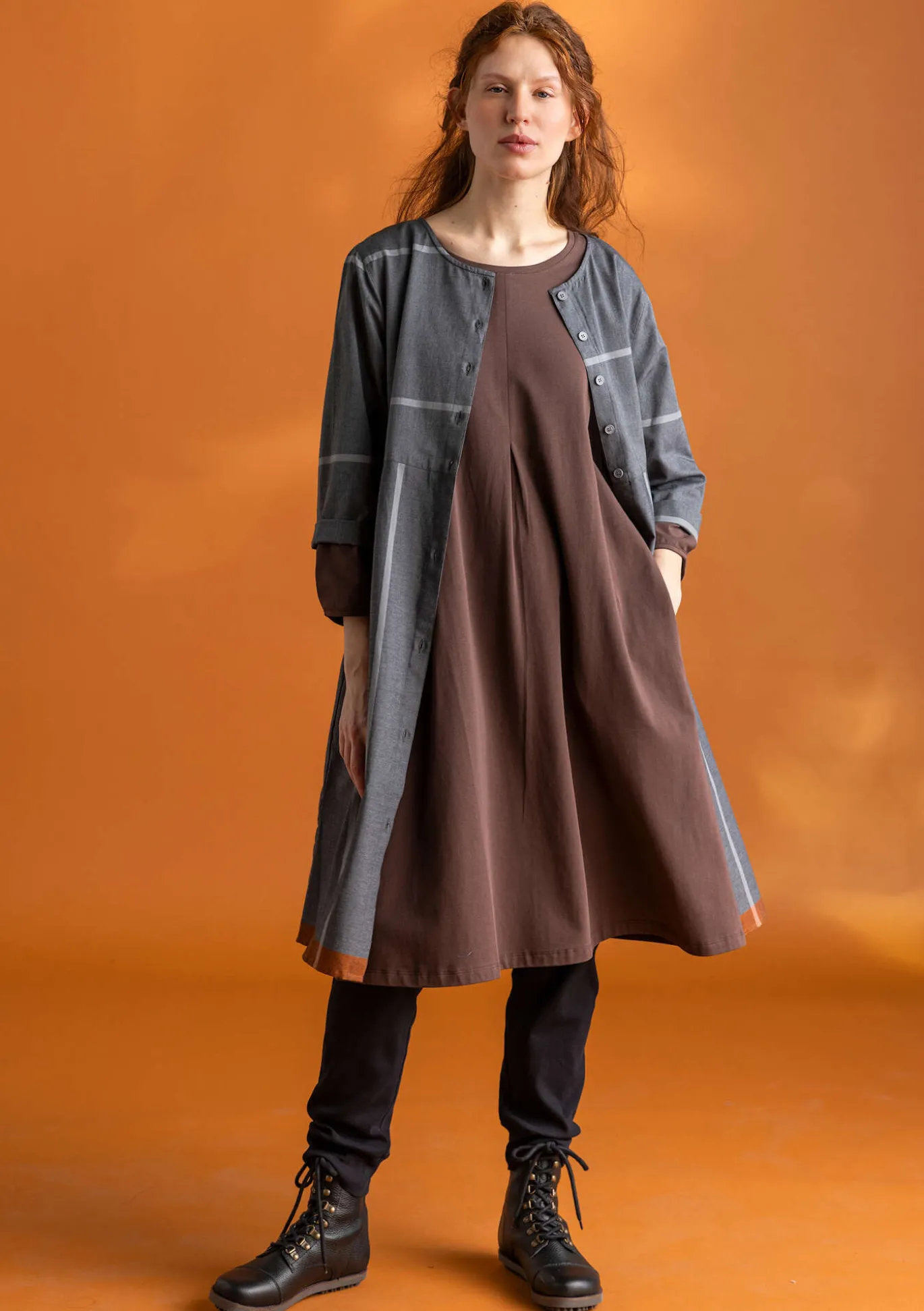 Trikoomekko ”Ylva” ekopuuvillaa/elastaania