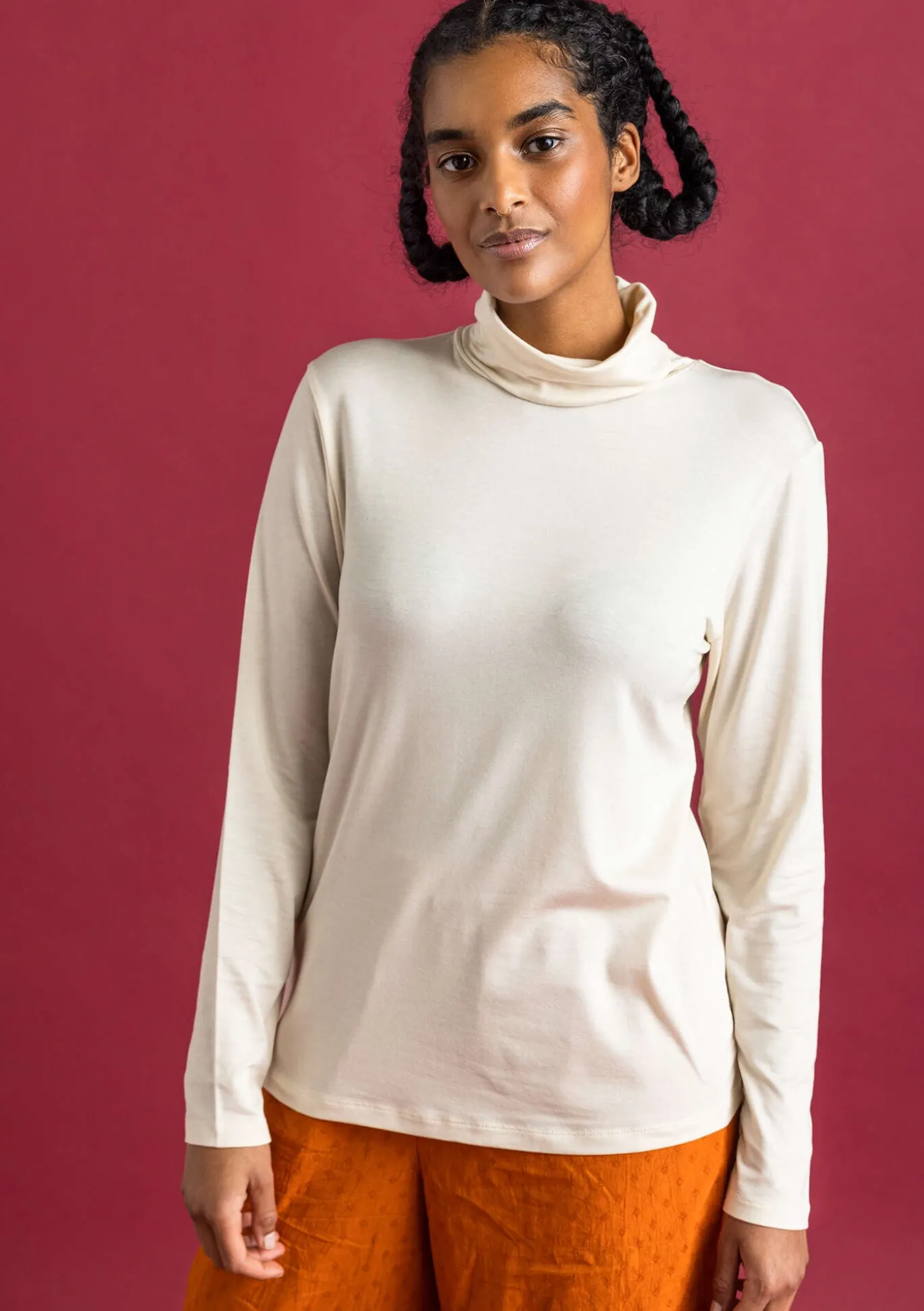 Trikoopoolo lyocellia/elastaania