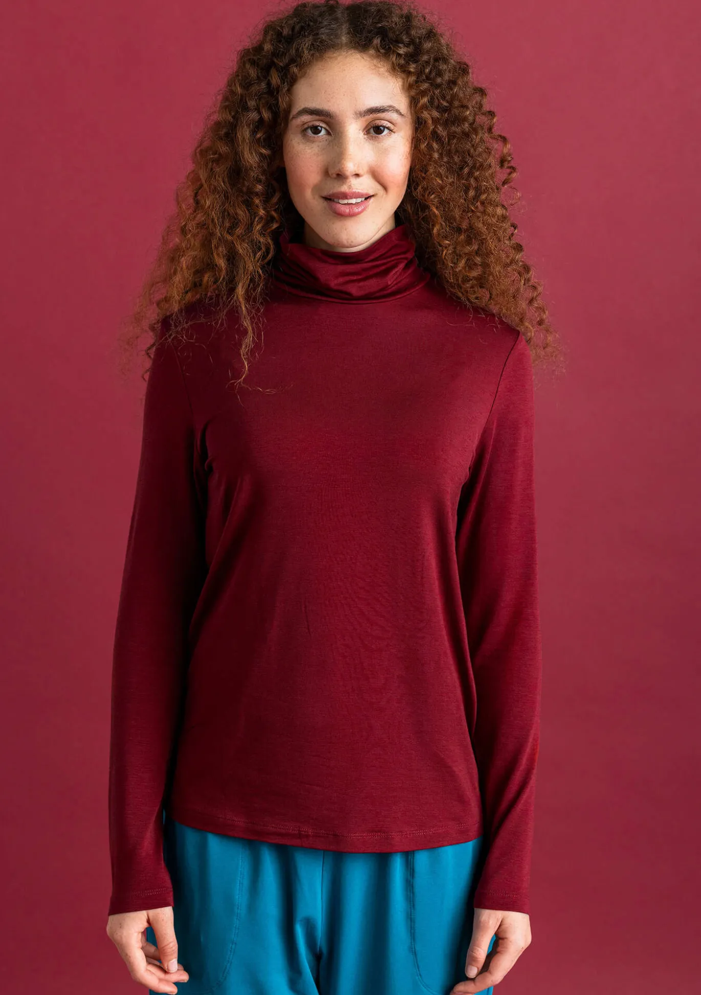 Trikoopoolo lyocellia/elastaania