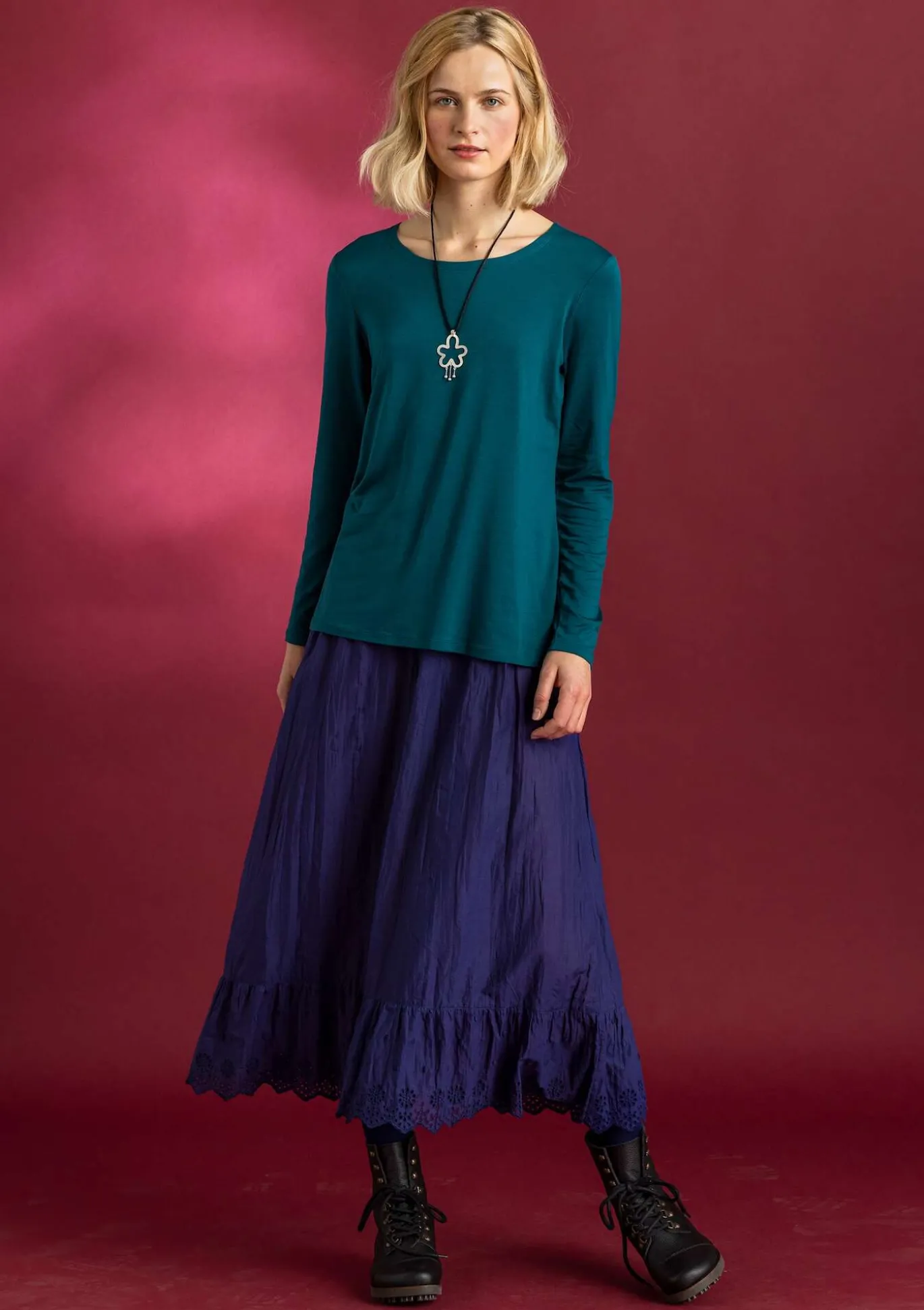 Trikoopusero ”Helga” lyocellia/elastaania